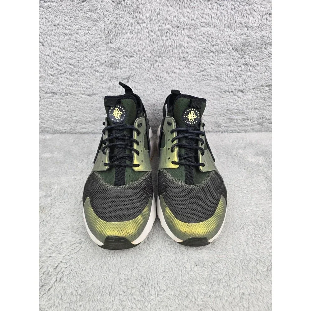 Men's Nike Air Huarache Run Ultra SE Sequoia/Metallic Green Sneakers Sz 10